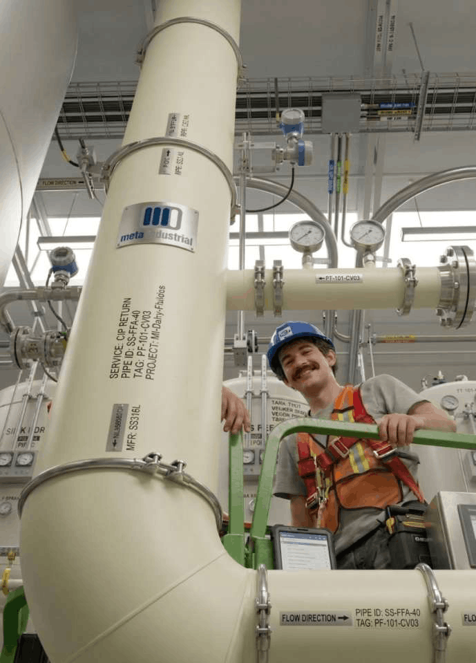 Meta Industrial Pipe