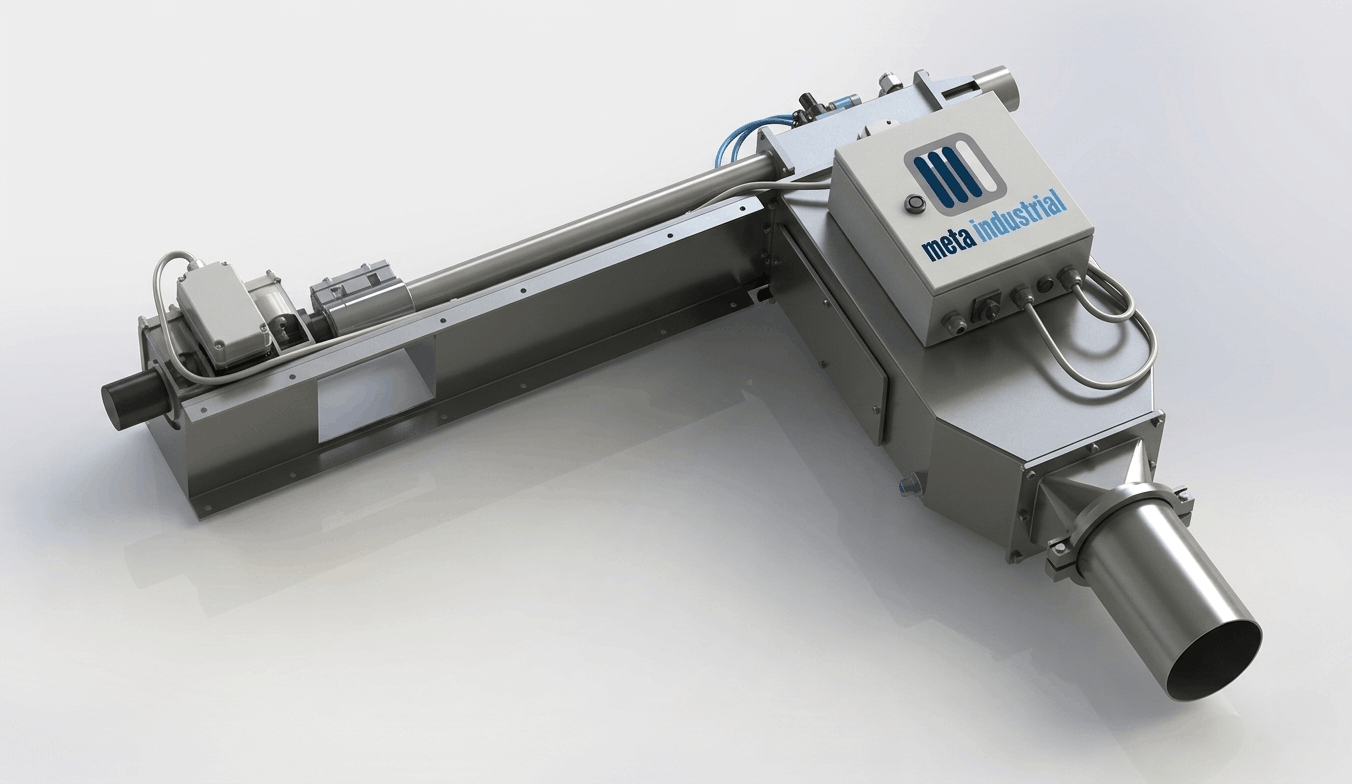 In-line metal detection and separation